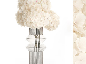 Set of bouquets of flowers Hydrangea Peonies Lilac 426 Modelo 3D