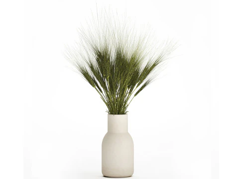 Buquê de verão de flores silvestres espiguetas de trigo 526 Modelo 3D