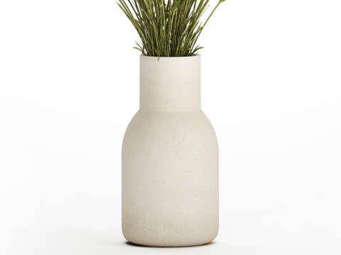 Summer Bouquet Of Wild Flowers Wheat Spikelet 526 3D Model