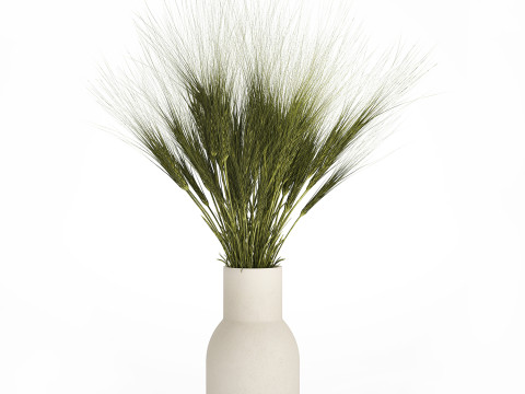 Summer Bouquet Of Wild Flowers Wheat Spikelet 526 3D Model