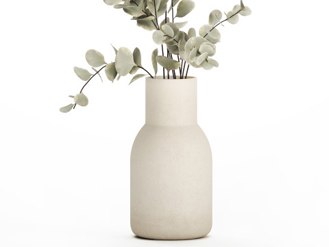 Bouquet Of Dried Flowers From Branches Eucalyptus 528 3Dモデル