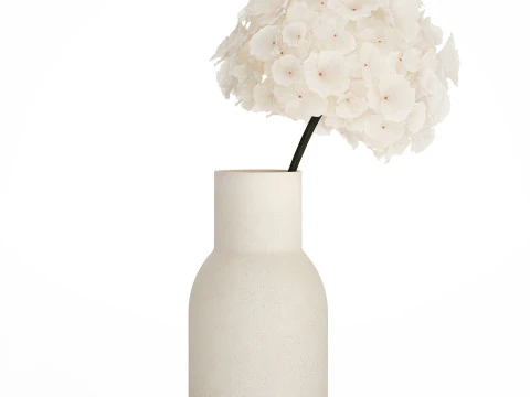 Buqu&ecirc;s de flores secas Lovanda trigo papoula hort&ecirc;nsia 560 Modelo 3D