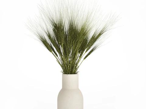 Buqu&ecirc;s de flores secas Lovanda trigo papoula hort&ecirc;nsia 560 Modelo 3D