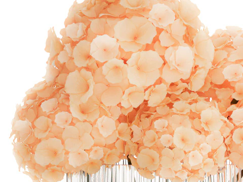 Buqu&ecirc; Pequeno Em Vaso De Vidro Com Hort&ecirc;nsia 576 Modelo 3D