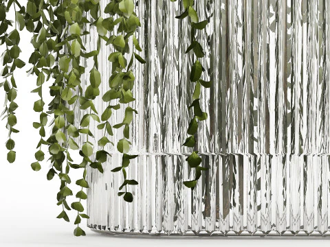 Bukiet Realistyczne Soczyste Kwiaty Nowoczesny Wazon 616 Model 3D