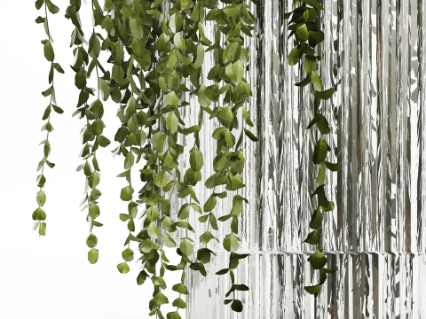 Bukiet Realistyczne Soczyste Kwiaty Nowoczesny Wazon 616 Model 3D