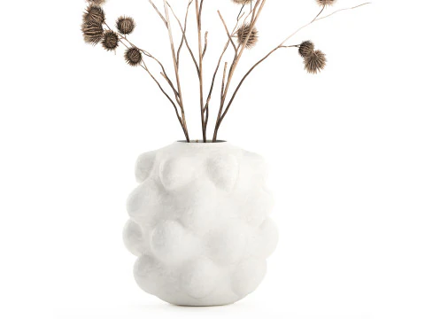 Buqu&ecirc; de outono, galhos secos, espinhos de eucalipto Modelo 3D