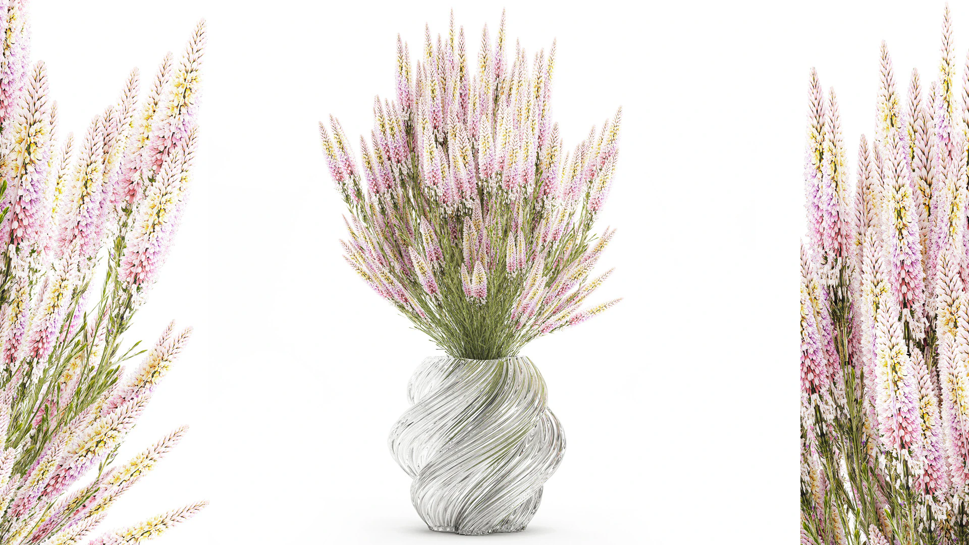 A Beautiful Lush Bouquet Of Wildflowers In A Vase 3D Model .c4d .max .obj .3ds .fbx .stl .blend 
