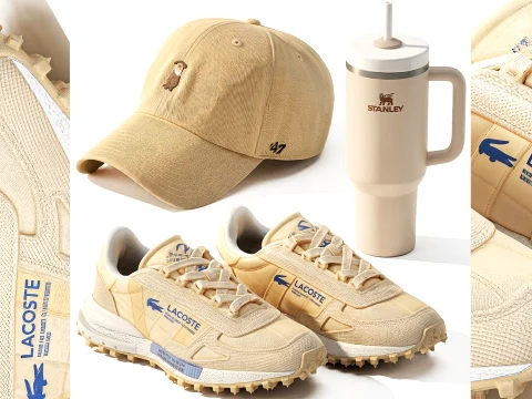Sports decor set shoes sneakers cap bottle thermos 3D Model