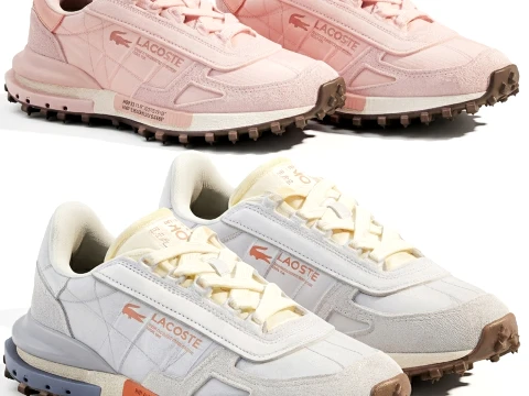 Modern sports shoe featuring sneakers new set 3D Model