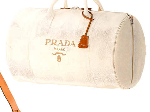 Set branded leather accessories bag backpack top decor 3D Model