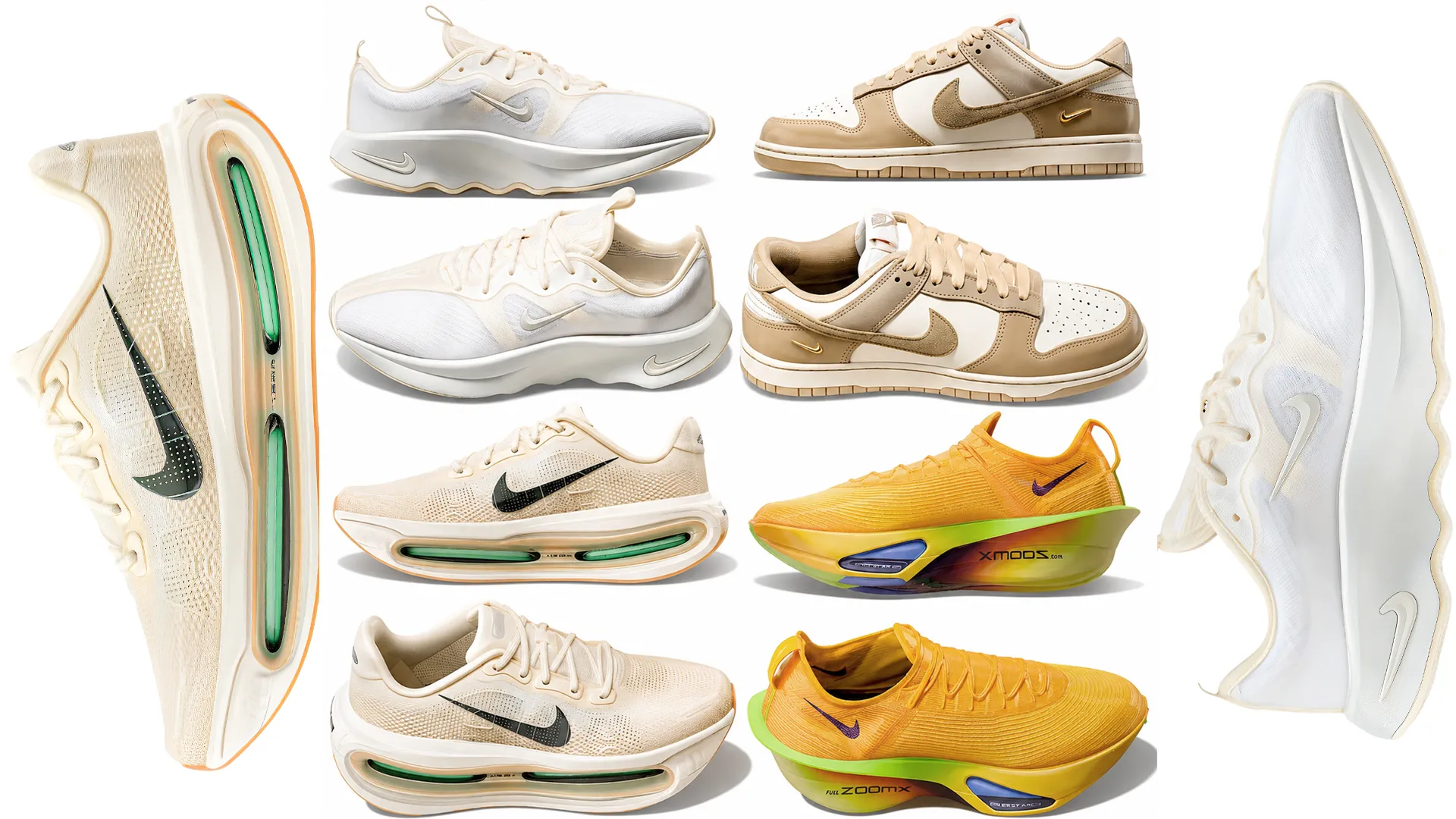 Sports Sneakers set NI KE AIR ZOOM running shoes 3D Model .c4d .max .obj .3ds .fbx .stl .blend 