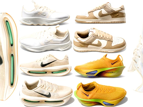 Sportschoenenset NIKE AIR ZOOM hardloopschoenen 3D Model