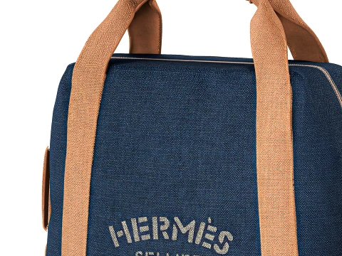 H E R M E S decorative fabric backpack accessory new 3D Model