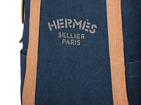 H E R M E S decorative fabric backpack accessory new 3D Model