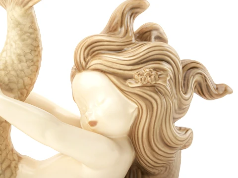 Little Mermaid figurine statue girl marine Ariel 3D Model
