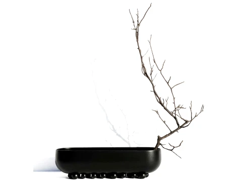Minimalist Autumn Bouquet Dried Branches Vase 101 Copenhagen 3D Model