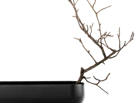 Minimalist Autumn Bouquet Dried Branches Vase 101 Copenhagen 3D Model