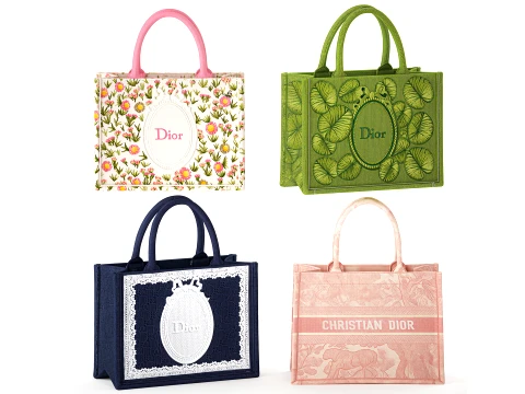 Accessories Bag Backpack D i o r Set Bags Decor 3D Model