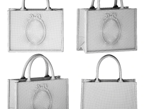 Accessories Bag Backpack D i o r Set Bags Decor 3D Model