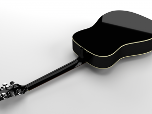 acoustic guitar 3D Модель