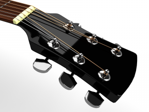acoustic guitar 3D Модель