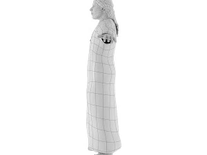 arab male base mesh 3D Model