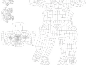 arab male base mesh 3D Model