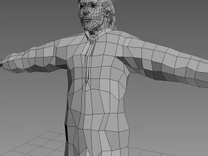 arab male base mesh 3D Model
