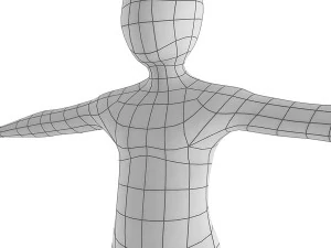 boy base mesh 3D Model