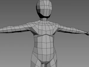 boy base mesh 3D Model