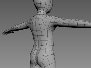 boy base mesh Model 3D