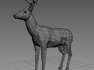 deer base mesh 3D Model