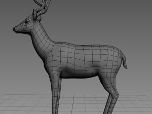 deer base mesh 3D Model