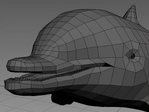 dolphin base mesh 3D Model
