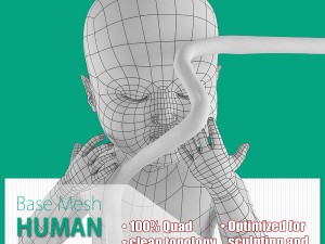 human fetus 3D Модель