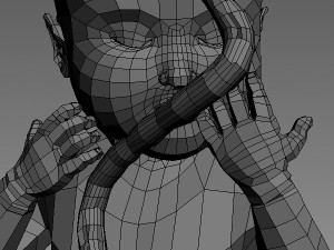 human fetus 3D Model