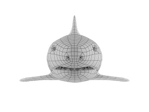 shark base mesh 3D Модель
