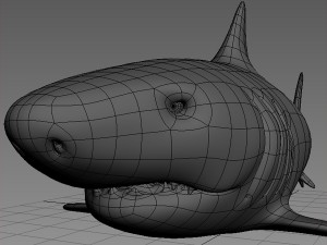 shark base mesh 3D Модель