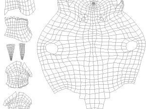 walrus base mesh Modelo 3D