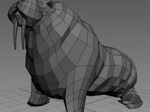 walrus base mesh 3D Model