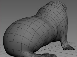 walrus base mesh Modelo 3D