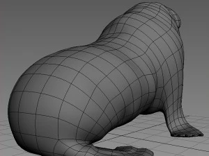 walrus base mesh 3D Model
