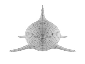 whale base mesh 3Dモデル