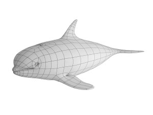 whale base mesh 3Dモデル