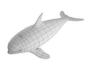 whale base mesh 3Dモデル