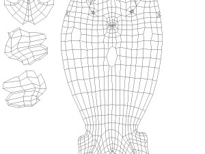 whale base mesh 3Dモデル