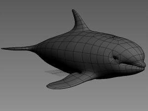 whale base mesh 3Dモデル
