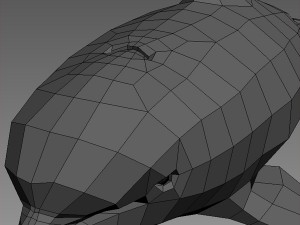 whale base mesh 3Dモデル