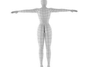 women base mesh 3D Model